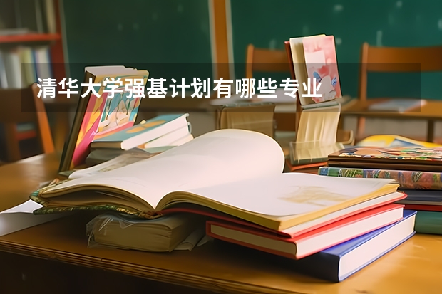 清华大学强基计划有哪些专业