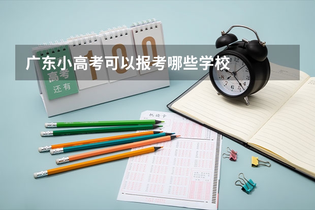 广东小高考可以报考哪些学校