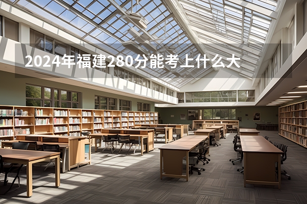 2024年福建280分能考上什么大学？