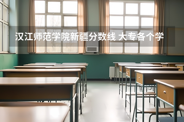 汉江师范学院新疆分数线 大专各个学校分数线