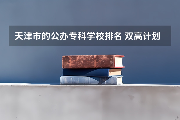 天津市的公办专科学校排名 双高计划专科学校排名