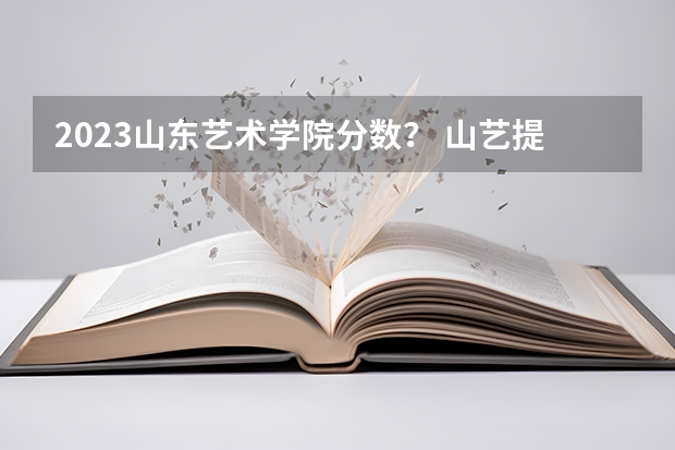 2023山东艺术学院分数？ 山艺提前批美术分数线