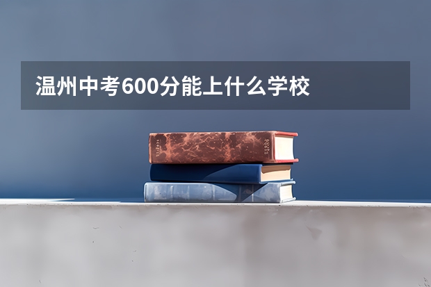 温州中考600分能上什么学校