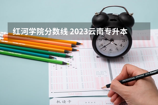 红河学院分数线 2023云南专升本最低分数线