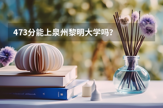 473分能上泉州黎明大学吗？