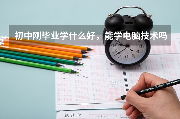 初中刚毕业学什么好，能学电脑技术吗？