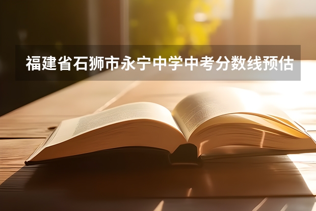 福建省石狮市永宁中学中考分数线预估是多少？