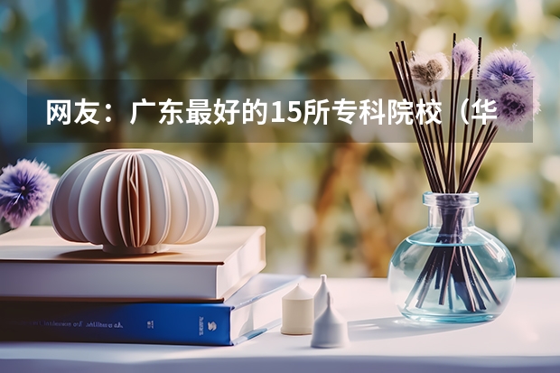 网友：广东最好的15所专科院校（华南农业大学珠江学院大专分数线）