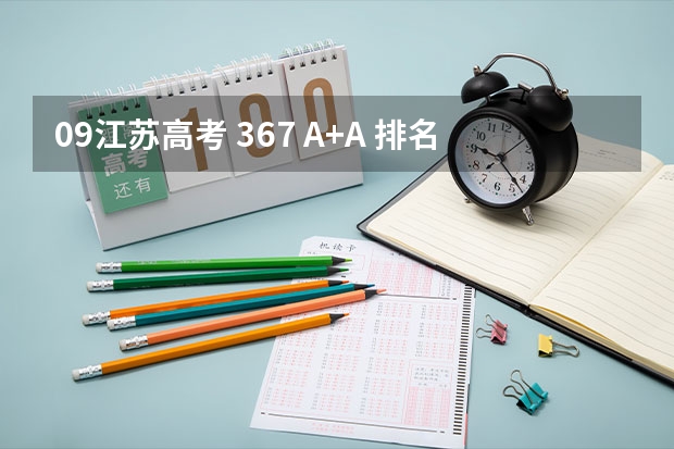 09江苏高考 367 A+A 排名19711 能上南京哪些大学