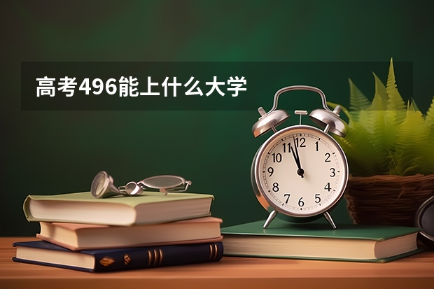 高考496能上什么大学