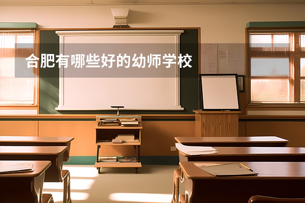 合肥有哪些好的幼师学校