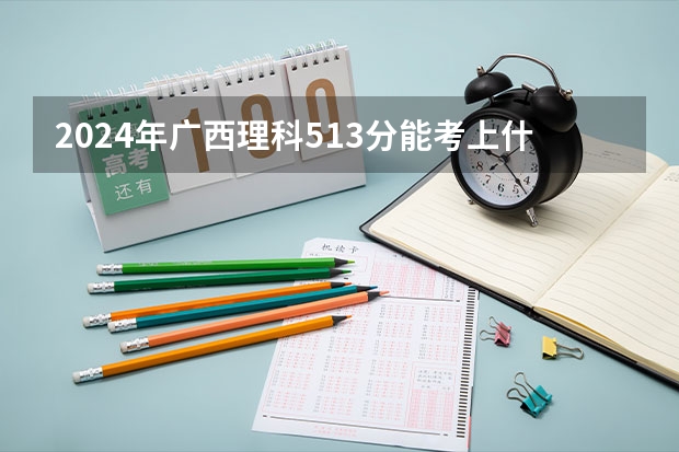 2024年广西理科513分能考上什么大学？