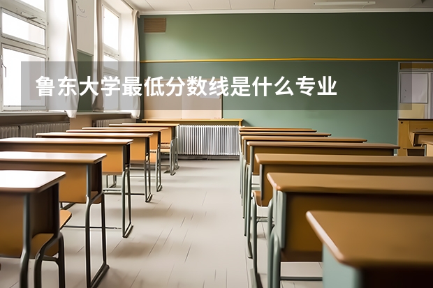 鲁东大学最低分数线是什么专业