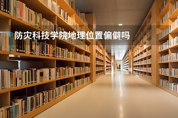 防灾科技学院地理位置偏僻吗