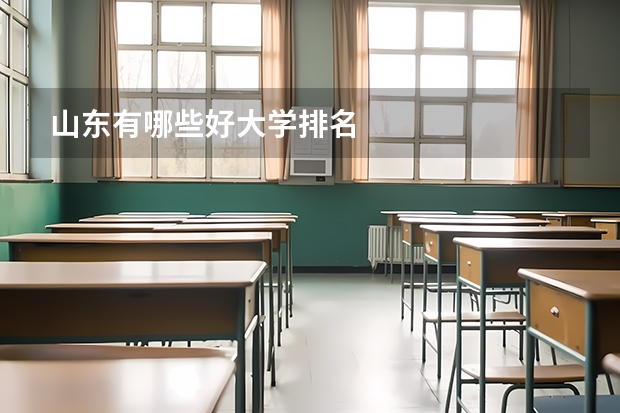 山东有哪些好大学排名