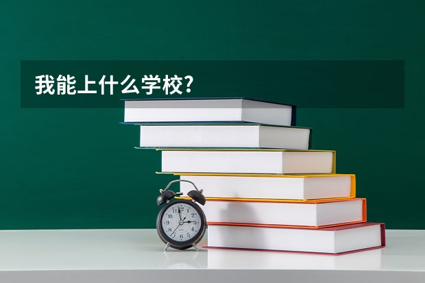 我能上什么学校?