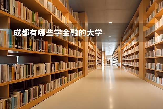 成都有哪些学金融的大学