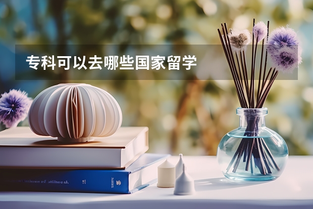 专科可以去哪些国家留学