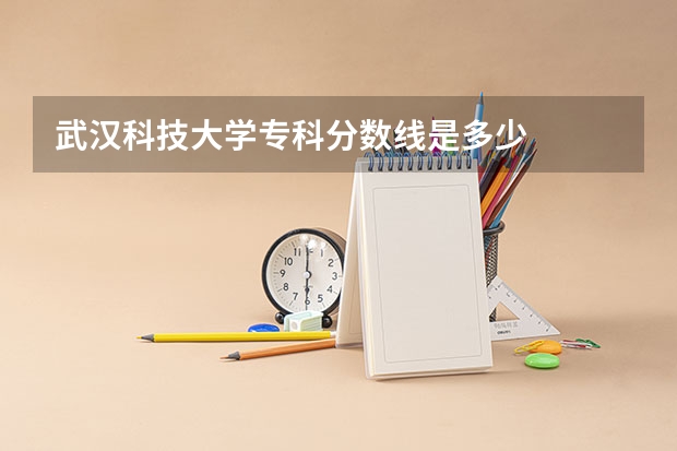 武汉科技大学专科分数线是多少