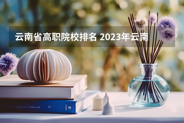 云南省高职院校排名 2023年云南高职专科排行榜公布！（附升本率、就业排名）