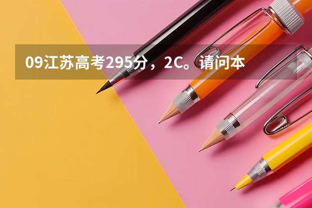 09江苏高考295分，2C。请问本三或专科能上什么学校？