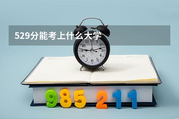 529分能考上什么大学