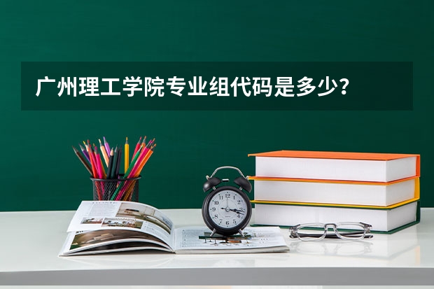 广州理工学院专业组代码是多少？