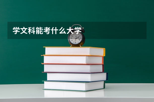 学文科能考什么大学