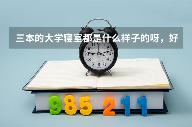 三本的大学寝室都是什么样子的呀，好点的三本寝室会好吗